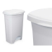 Pedal bin White Plastic 50 L (3 Units)