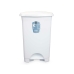 Pedaalemmer Wit Plastic 50 L (3 Stuks)