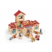 Action Figurer Jeujura The Wooden Castle Fort  300 Dele Playset