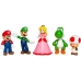 Conjunto de Figuras Super Mario Mario and his Friends 5 Peças