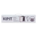 Pesukorv Kipit WR4218P Valge Must Metall 60 x 34 x 56 cm Double (6 Ühikut)