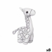 Peluche da Colorare Pincello ST448 Bianco Nero Stoffa 17 x 22 x 9 cm Giraffa (8 Unità)