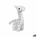 Pliušinis žaislas spalvinimui Balta Juoda Audinys 17 x 22 x 9 cm Žirafa (8 vnt.)
