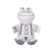 Colouring Plush White Black Cloth 16 x 18 x 13 cm Frog (8 Units)