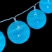 Ghirlanda cu bile LED Turquoise 2 m 3,5 x 3,5 x 200 cm (18 Unități)