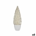 Kerstboom Wit Helder 9 x 28 x 9 cm Klein (6 Stuks)