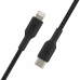 Cablu USB-C la Lightning Belkin CAA004BT2MBK 2 m Negru