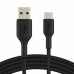 Cablu USB A la USB C Belkin CAB002BT2MBK Negru 2 m