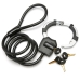 Kabel met slot Master Lock Zwart