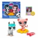 Set de figurine Bandai Littlest Pet Shop 2 Piese Animale de Companie