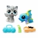 Αριθμοί που έχουν οριστεί Bandai Littlest Pet Shop 2 Τεμάχια Κατοικίδια ζώα