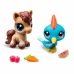 Αριθμοί που έχουν οριστεί Bandai Littlest Pet Shop 2 Τεμάχια Κατοικίδια ζώα