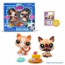 Αριθμοί που έχουν οριστεί Bandai Littlest Pet Shop 2 Τεμάχια Κατοικίδια ζώα