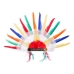 Hat My Other Me Multicolour Feathers American Indian 58 x 38 cm