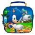 Mochila Escolar 3D Sonic 22 x 20 x 7 cm