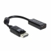 DisplayPort – HDMI adapteris DELOCK Adaptador DisplayPort > HDMI 13 cm Juoda