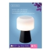 LED-lamp met Bluetooth Luidspreker en Draadloze Oplader Lumineo 894415 Zwart Herlaadbaar