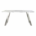 Table de Salle à Manger DKD Home Decor Acier Blanc 160 x 90 x 76 cm Bois MDF