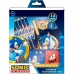 Set di Cancelleria Sonic 29,5 x 22 x 3 cm 12 Pezzi