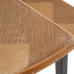 Bijzettafel Bruin Zwart Metaal Ijzer Hout MDF 62,5 x 62,5 x 73 cm 62,5 x 31 x 73 cm (2 Stuks)