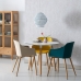 Dining Table White MDF Wood 90 x 90 x 74 cm