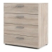 Chest of drawers Tvilum Tyhja Brown Metal Oak 70 x 40 x 75 cm