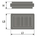 Luchtfilter Green Filters P950334