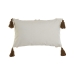 Cojín Home ESPRIT Marrón Beige Mostaza 50 x 15 x 30 cm