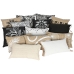 Kudde Home ESPRIT Svart Naturell 42 x 15 x 42 cm