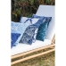 Kussen Home ESPRIT Zilverkleurig Marineblauw Mediterrane 45 x 15 x 45 cm