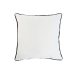 Kussen Home ESPRIT Wit Zwart Bedrukt 45 x 15 x 45 cm