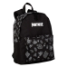 Kooliseljakott Fortnite Dark black Must 41 x 31 x 13,5 cm Peegeldav