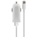 USB oplader til bil + MFI-certificeret lyskabel Contact Apple-compatible 2.1A