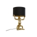 Bureaulamp Home ESPRIT Zwart Gouden Hars 50 W 220 V 31 x 28 x 50 cm (2 Stuks)