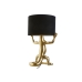 Bureaulamp Home ESPRIT Zwart Gouden Hars 50 W 220 V 31 x 28 x 50 cm (2 Stuks)
