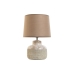 Bureaulamp Home ESPRIT Bruin Beige Keramiek 50 W 220 V 30 x 30 x 44 cm