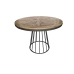 Mesa de Jantar Home ESPRIT Natural Madeira Metal 110 x 110 x 78 cm