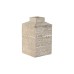 Vaso Home ESPRIT Branco Natural Madeira de mangueira Colonial 18 x 18 x 30,5 cm