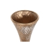 Vase Home ESPRIT Gyllen Metall 18 x 18 x 97 cm