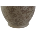 Vaso Home ESPRIT Marrone Verde Gres Foglia della pianta 17 x 17 x 22 cm