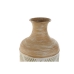 Vase Home ESPRIT grün Beige natürlich Metall Tropical 18 x 18 x 66 cm