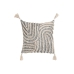 Almofada Home ESPRIT Branco Cinzento Borlas Boho 45 x 15 x 45 cm