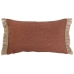 Cuscino Home ESPRIT Terracotta Frange Tropicale 50 x 15 x 30 cm