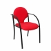 Καρέκλα υποδοχής Hellin Royal Fern 220NBALI350 Κόκκινο (2 uds)