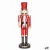 Figura Decorativa Cascanueces Negro Rojo Plástico 7,5 x 28 x 7,5 cm (12 Unidades)