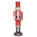 Figura Decorativa Cascanueces Negro Rojo Plástico 7,5 x 28 x 7,5 cm (12 Unidades)