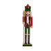 Decorative Figure Red Green Nutcracker 18,5 x 81,5 x 16,5 cm Plastic