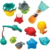 Ensemble de Jouets pour la Salle de Bain Infantino Bath Set 17 Pièces aquatique