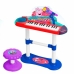 Piano de brincar Peppa Pig Microfone Banqueta