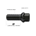 Dadi per ruote OMP OMPS09521401 M14 x 1,25 4 Unità